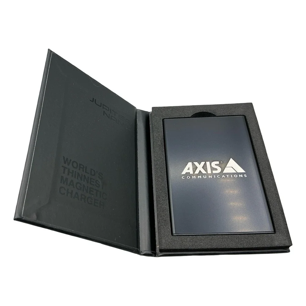 Jupiter Nano World's Thinnest Magnetic Charger Axis Communications 2000mAh Black
